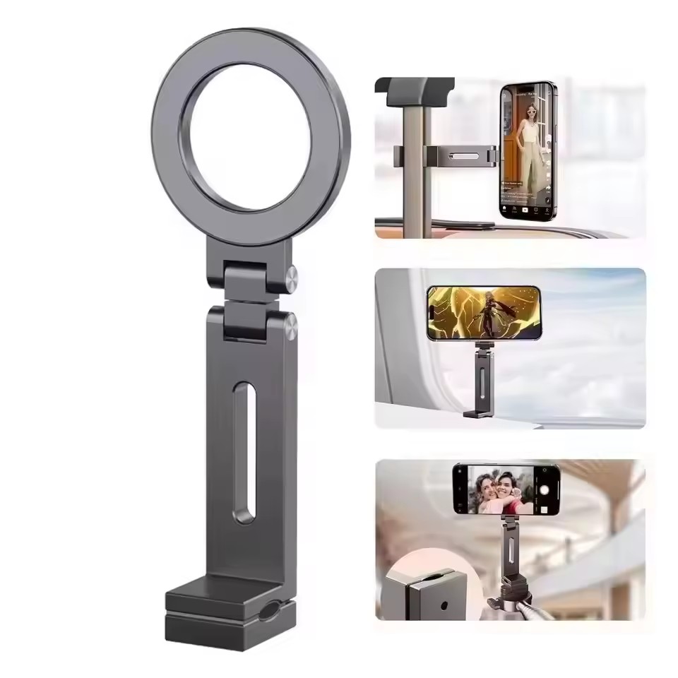 Desk Setup Essentials - Universal Magnetic Phone Holder Travel Essentials