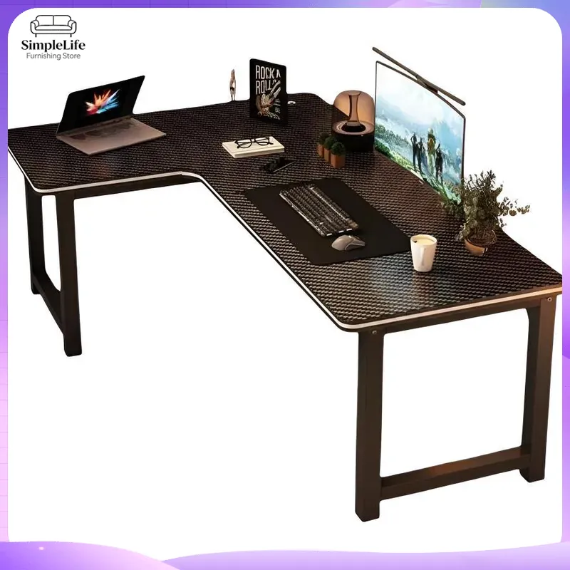 Desk Setup In Office - Corner Gaming Desk Computer Desk with