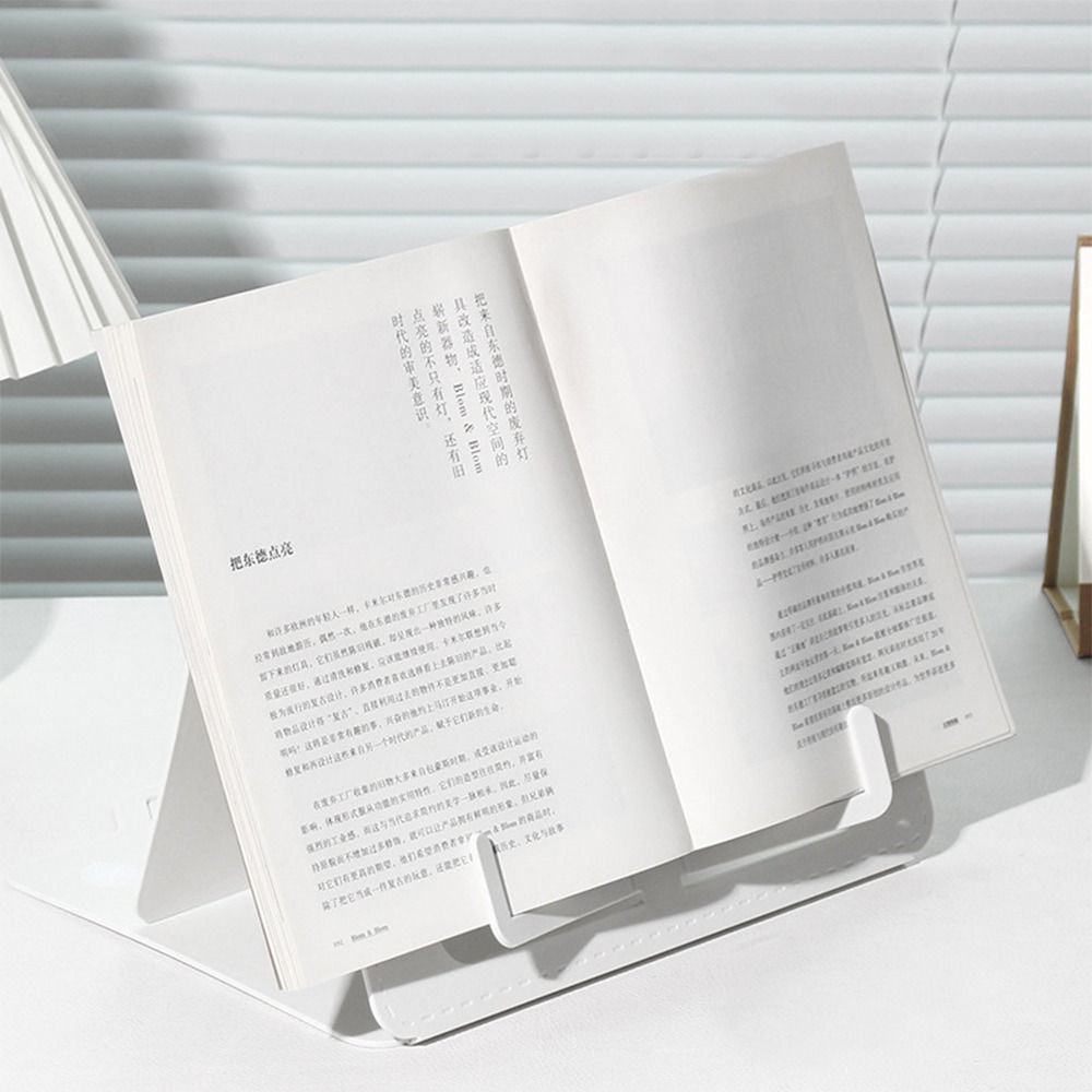 Desk Setup Shelf - Simple Portable Reading Rack Fold Music