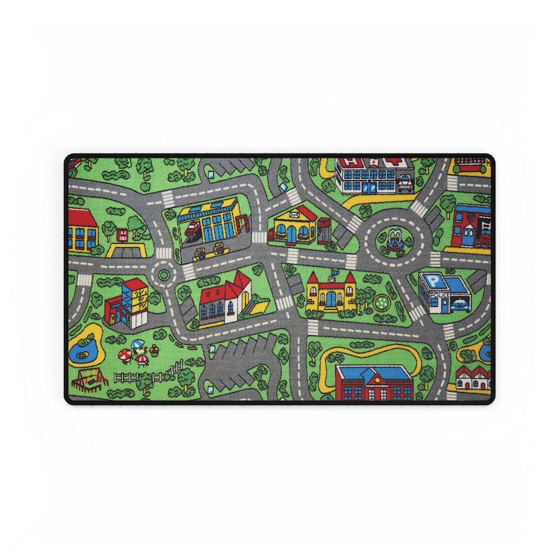 Desk Setup In Office - Magic on The Streets Playmat Mouse