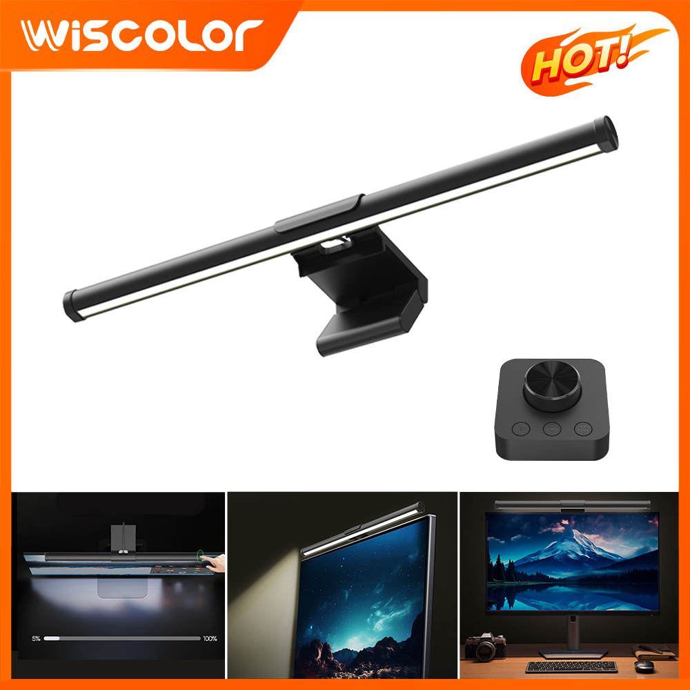 Desk Setup In Office - Setup Smart Wifi RGB Monitor Light