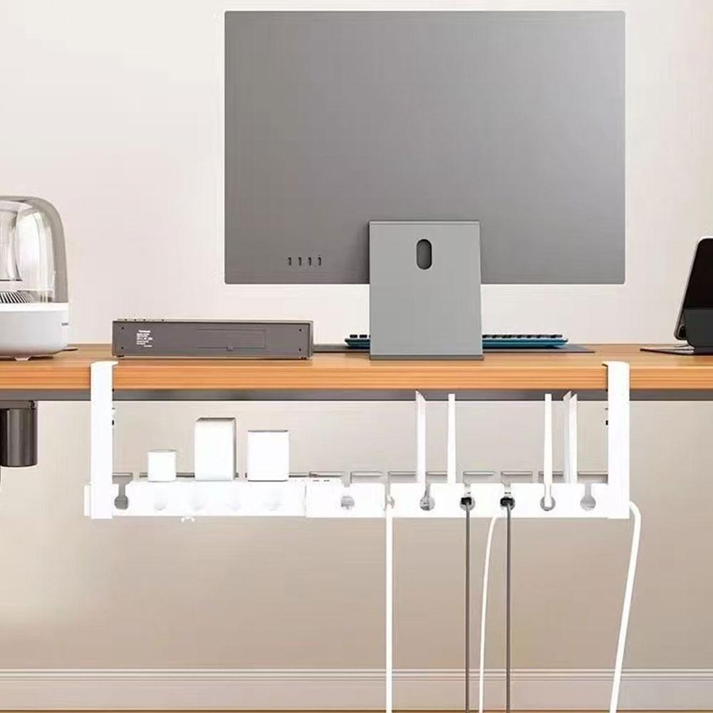 Extendable Under Desk Cable Ma - Desk Setup Shelf review and price