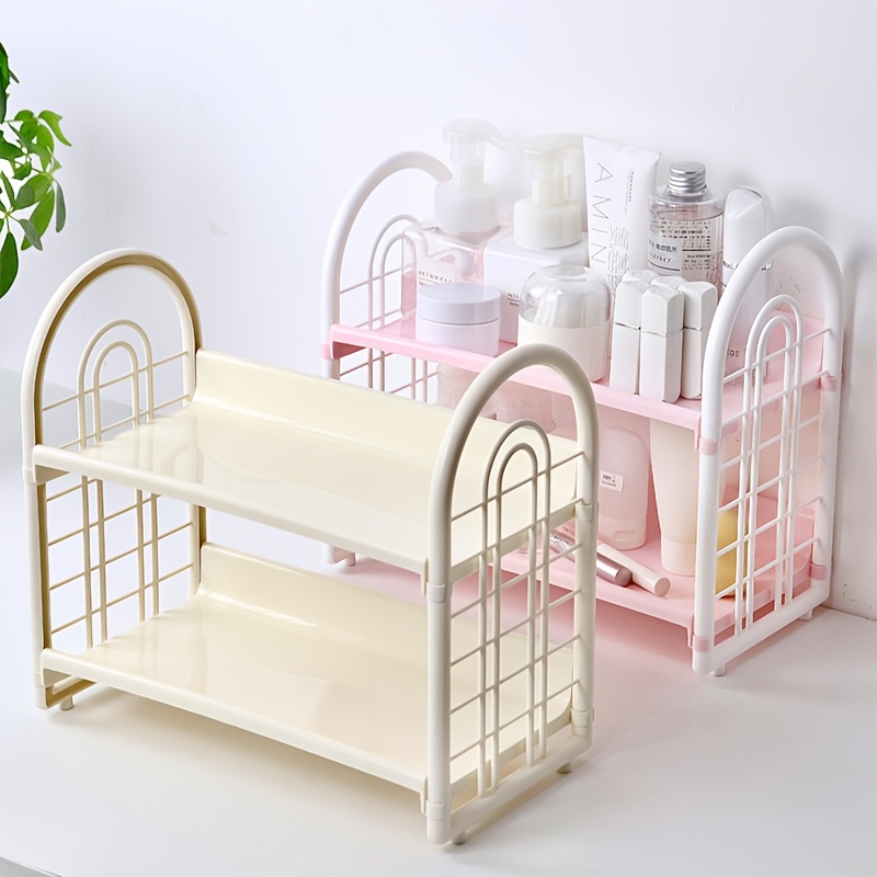 1pc Double Layer Multi-Functio - Desk Setup Shelf review and price