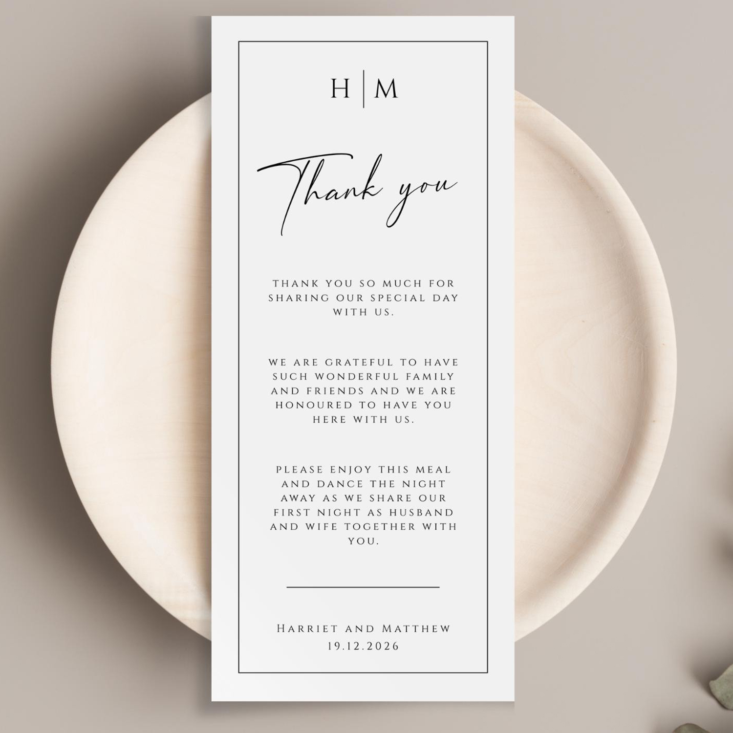 Personalized Table Card Weddin - Desk Setup Minimalist review and price