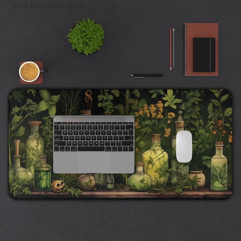 Witchy Botanical Potions Plant - Desk Setup With Plants review and price