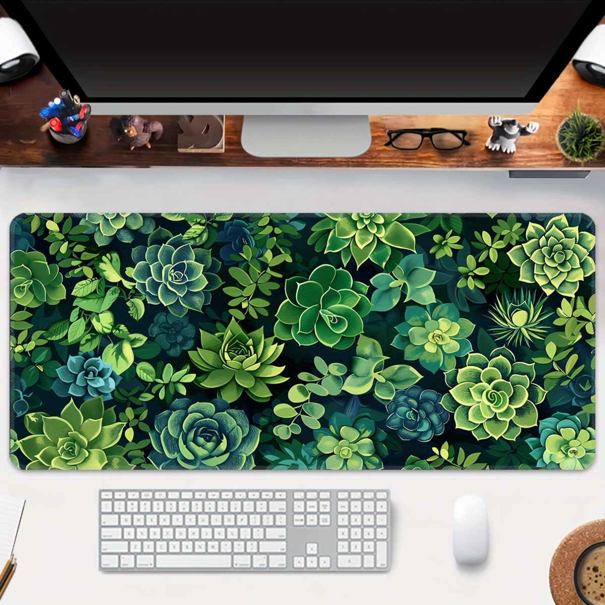 Succulent Green Plants Extende - Desk Setup With Plants review and price