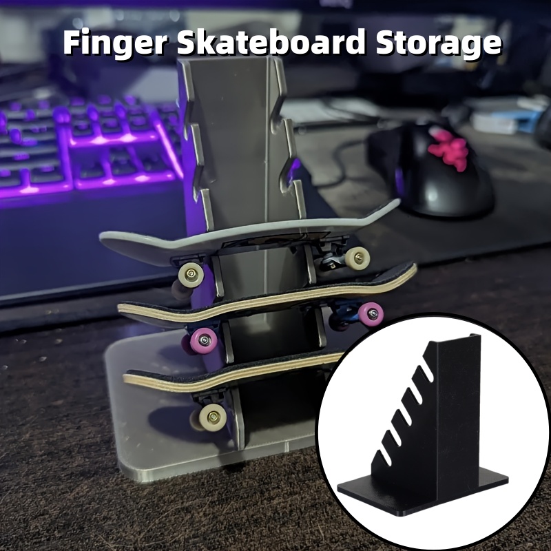 1PCS Finger Skateboard Display - Desk Setup Shelf review and price