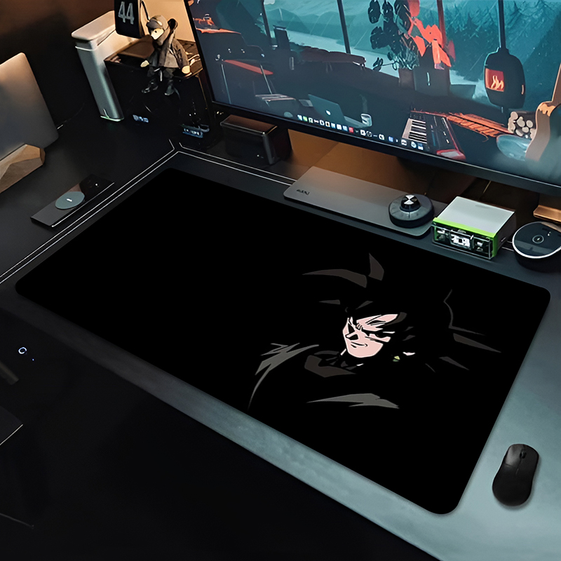 DBZ Black Anime Mouse Pad Drag - Desk Setup Cozy review and price