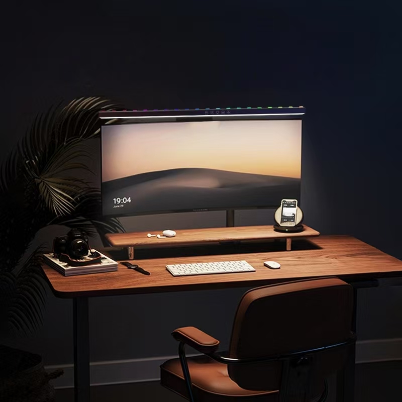 LED Monitor Light Hanging Desk - Desk Setup Bedroom review and price