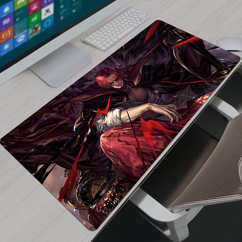 One Piece Shanks Mouse Pad Lar - Desk Setup Cozy review and price