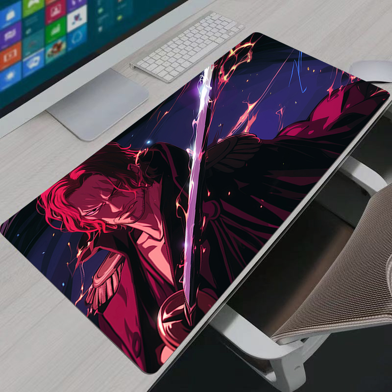 One Piece Shanks Mouse Pad Lar - Desk Setup Cozy review and price