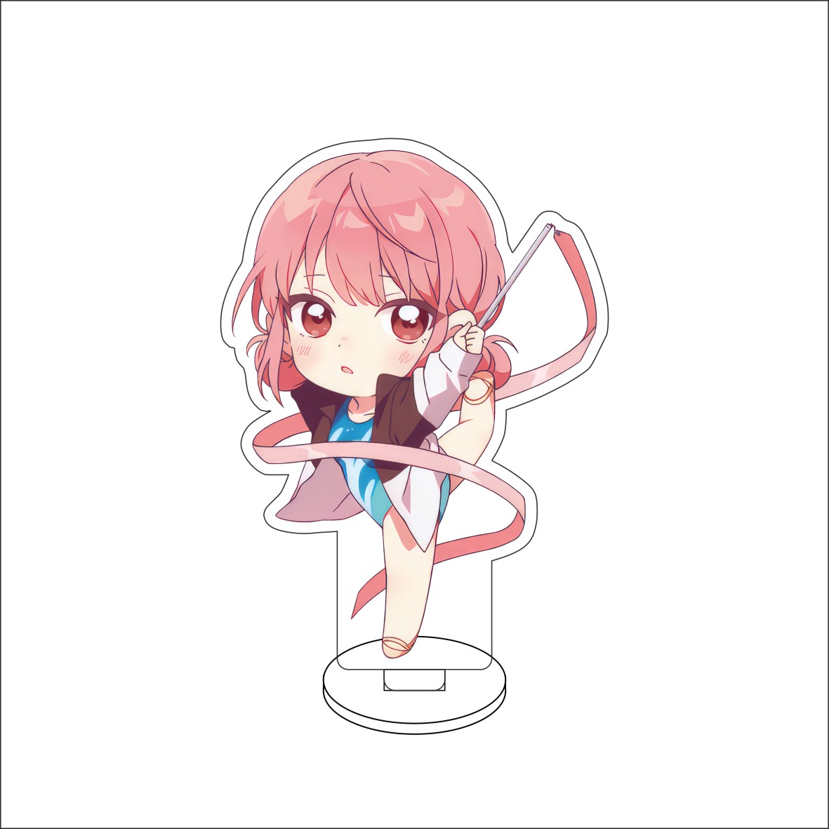 10CM Anime Blue Box Figure Sta - Desk Setup Cute review and price