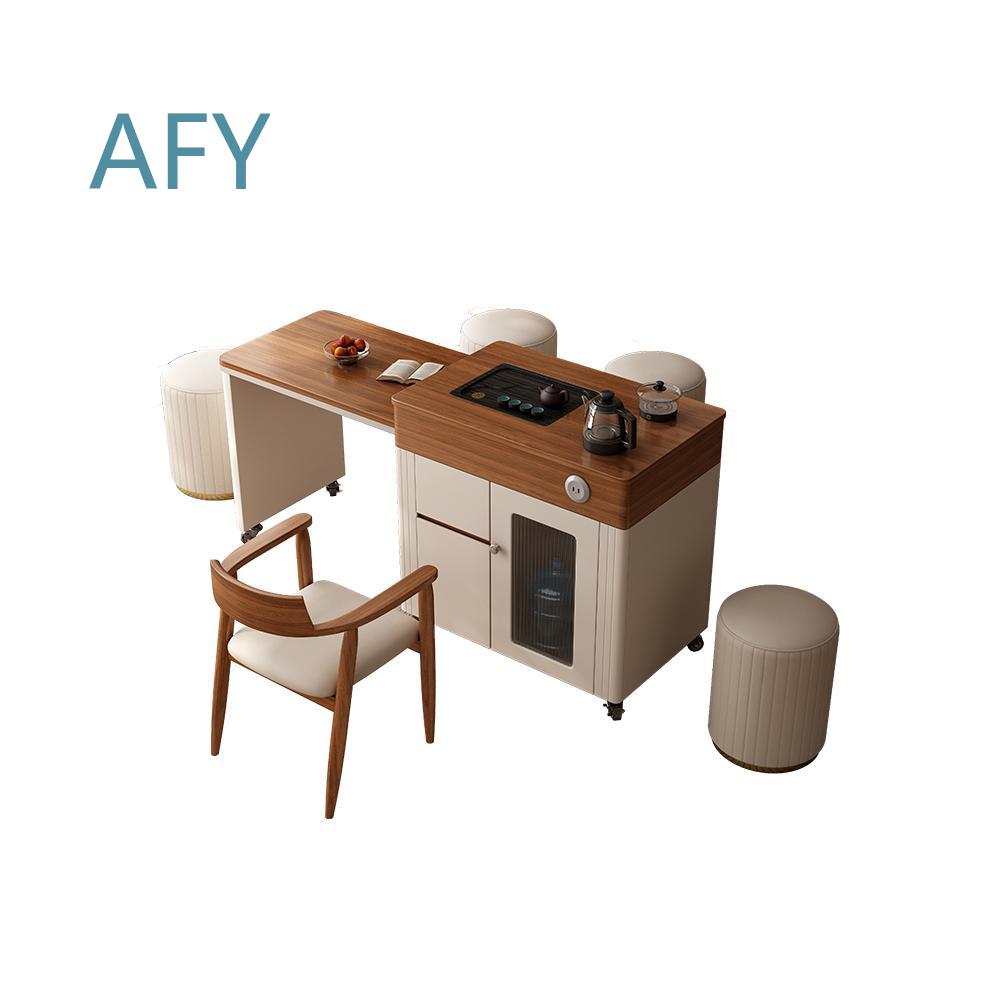 Solid Wood Mobile Table and Ch - Desk Setup Small Room review and price