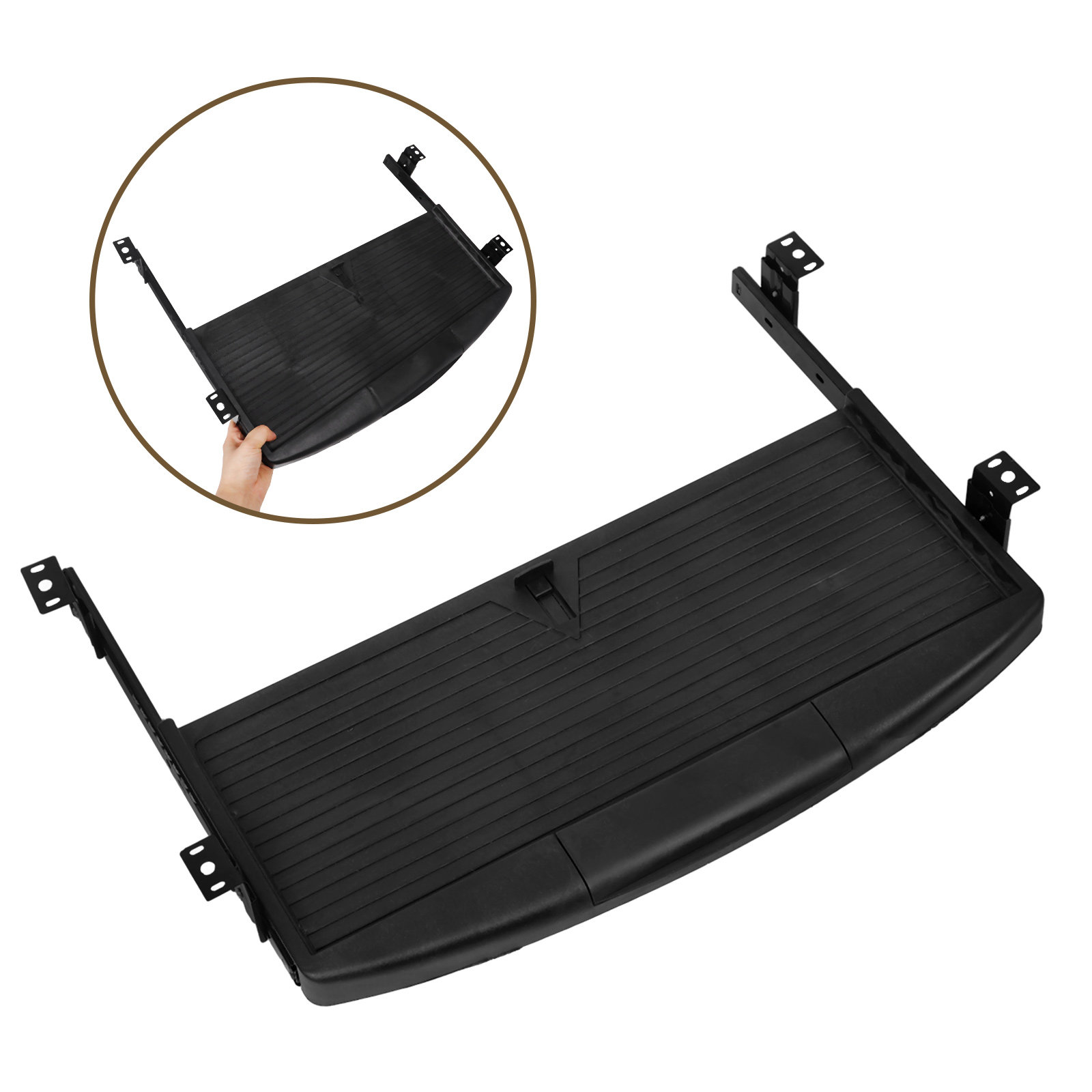 Slide Out Keyboard Tray Under  - Desk Setup Essentials review and price