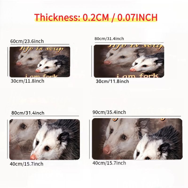 Whimsical Large Mouse Pad Flyi - Desk Setup Essentials review and price
