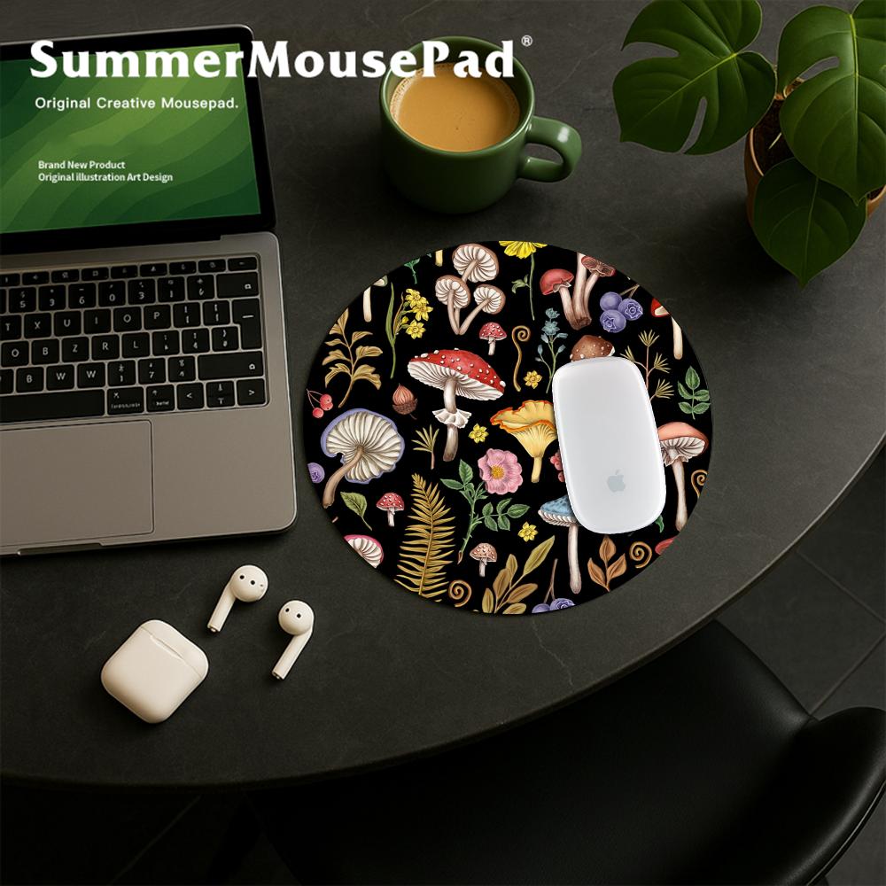 Round Forest Plant Mouse Pad R - Desk Setup With Plants review and price