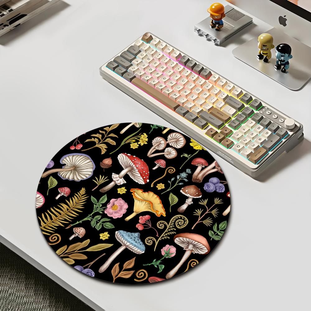 Round Forest Plant Mouse Pad R - Desk Setup With Plants review and price