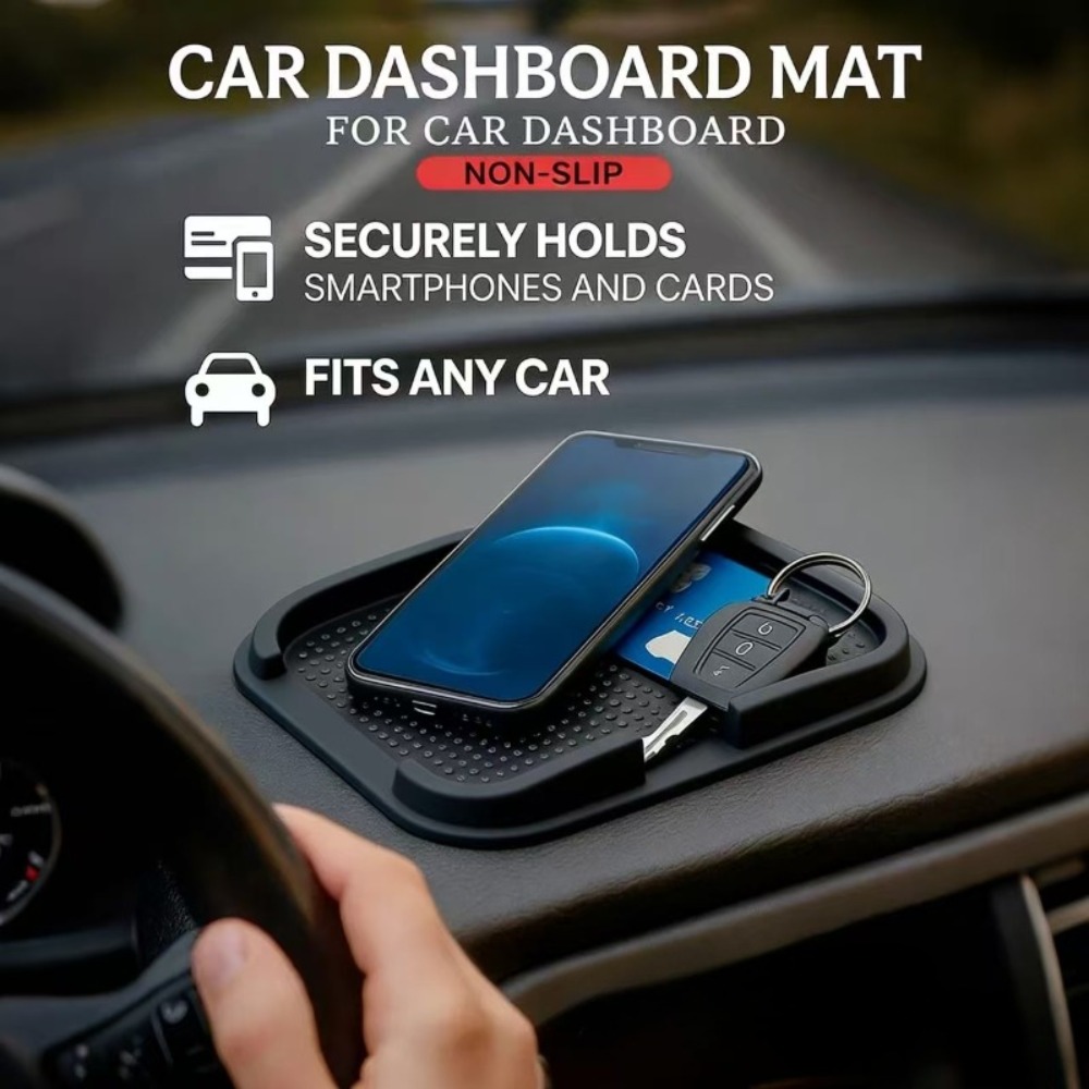 Silicone Anti Slip Mat Car Das - Desk Setup Cozy review and price
