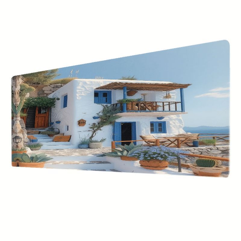Brand Mediterranean Mouse Pad  - Desk Setup With Plants review and price