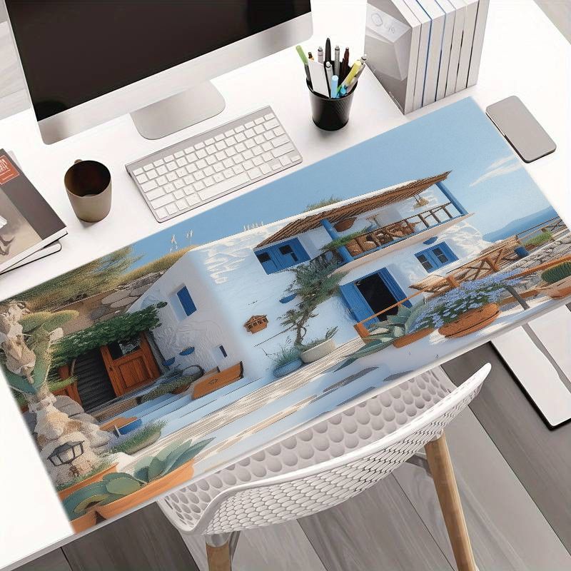 Brand Mediterranean Mouse Pad  - Desk Setup With Plants review and price