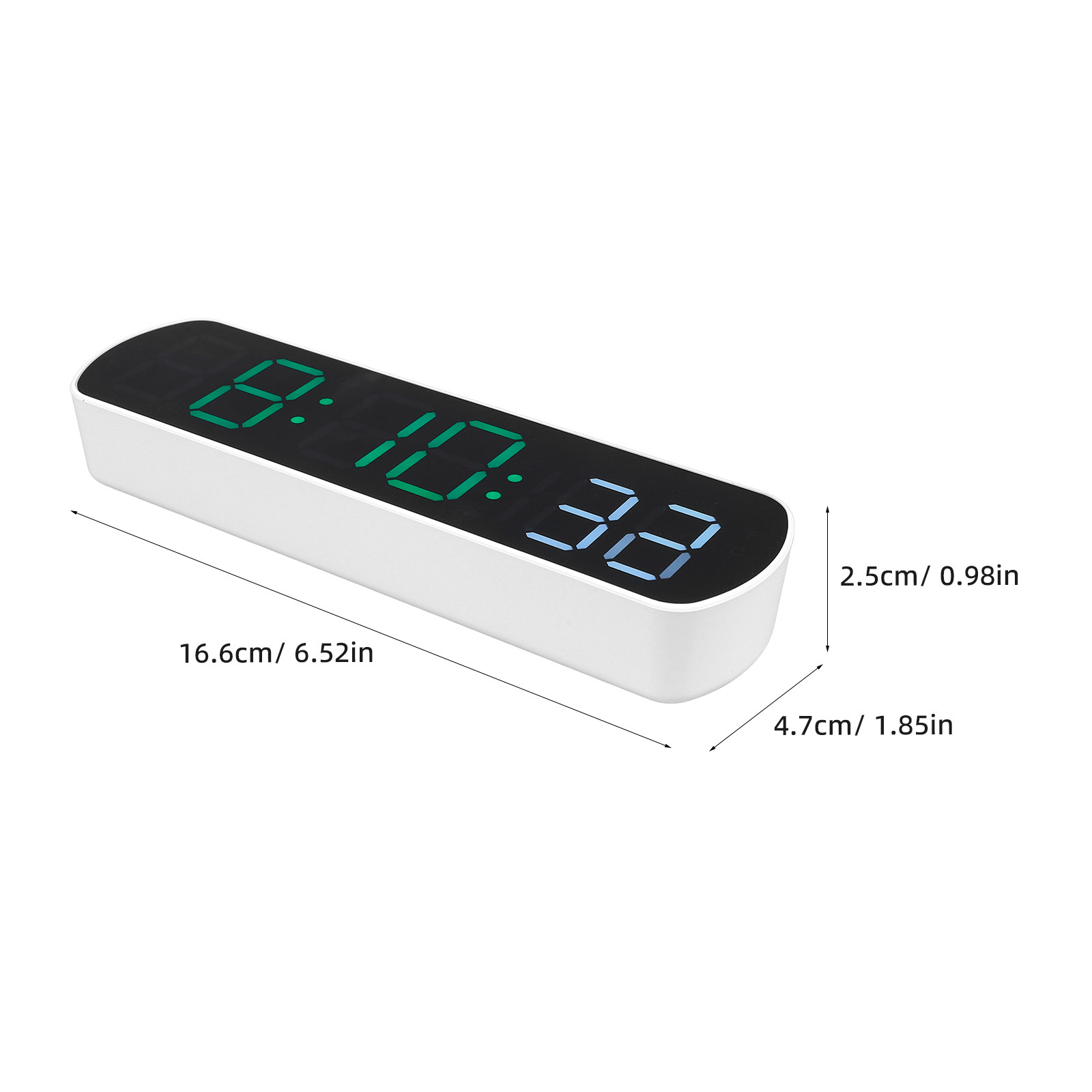 LED Digital Alarm Clock Compac - Desk Setup Small Room review and price