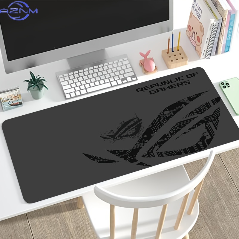 1pc Large Gaming Mouse Pad ROG - Desk Setup In Office review and price