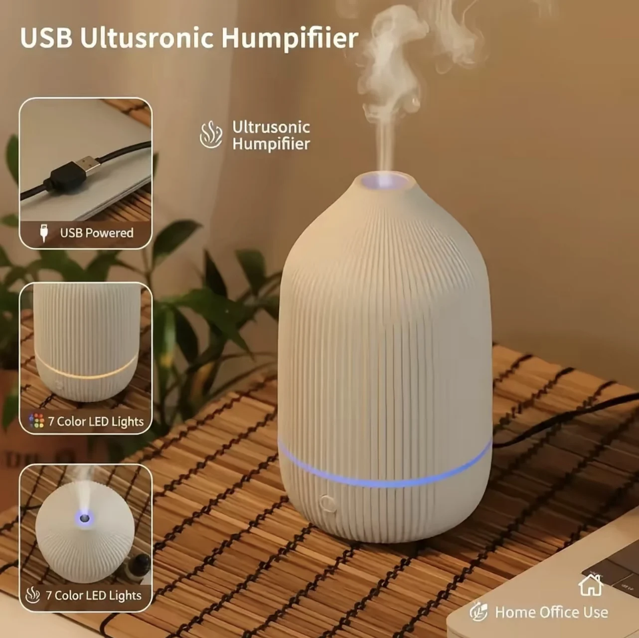 USB Powered Ultrasonic Aroma D - Desk Setup Essentials review and price