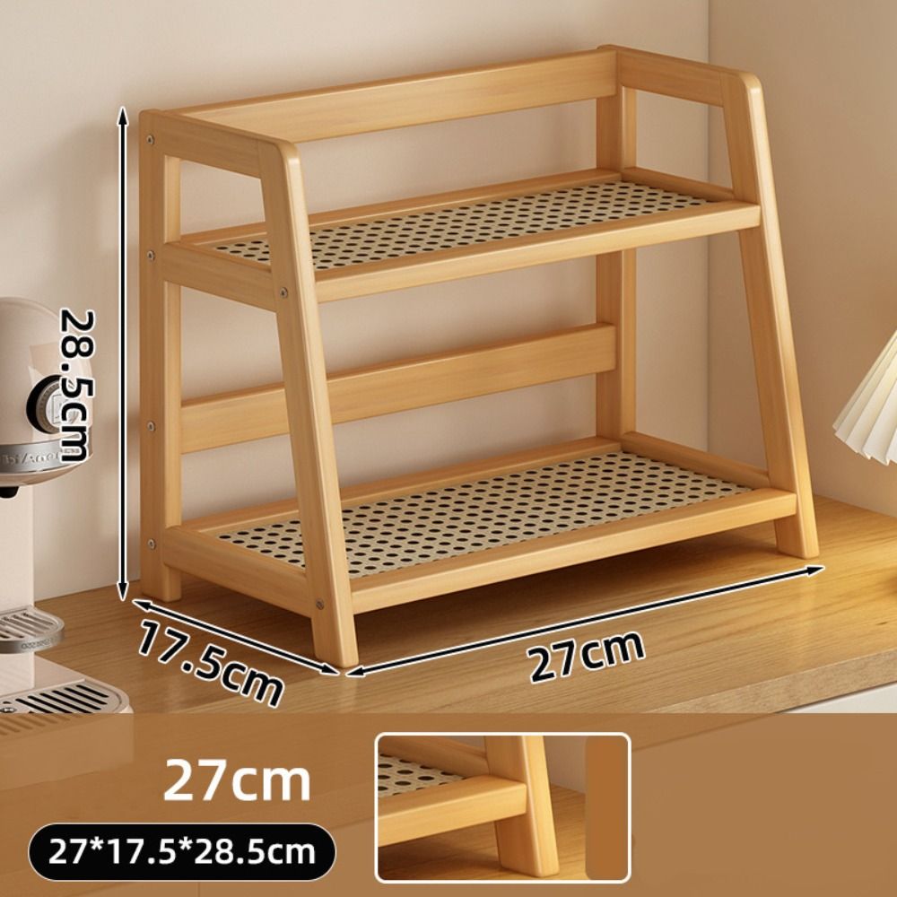 Wooden Storage Shelf for Kitch - Desk Setup Shelf review and price