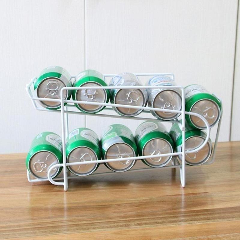 Iron Double-layer Cola Storage - Desk Setup Shelf review and price