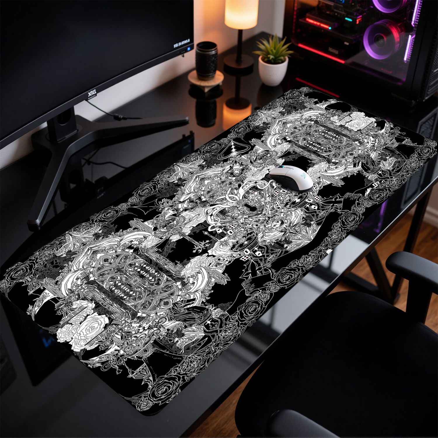 Divine Realm Gothic Building M - Desk Setup Cozy review and price