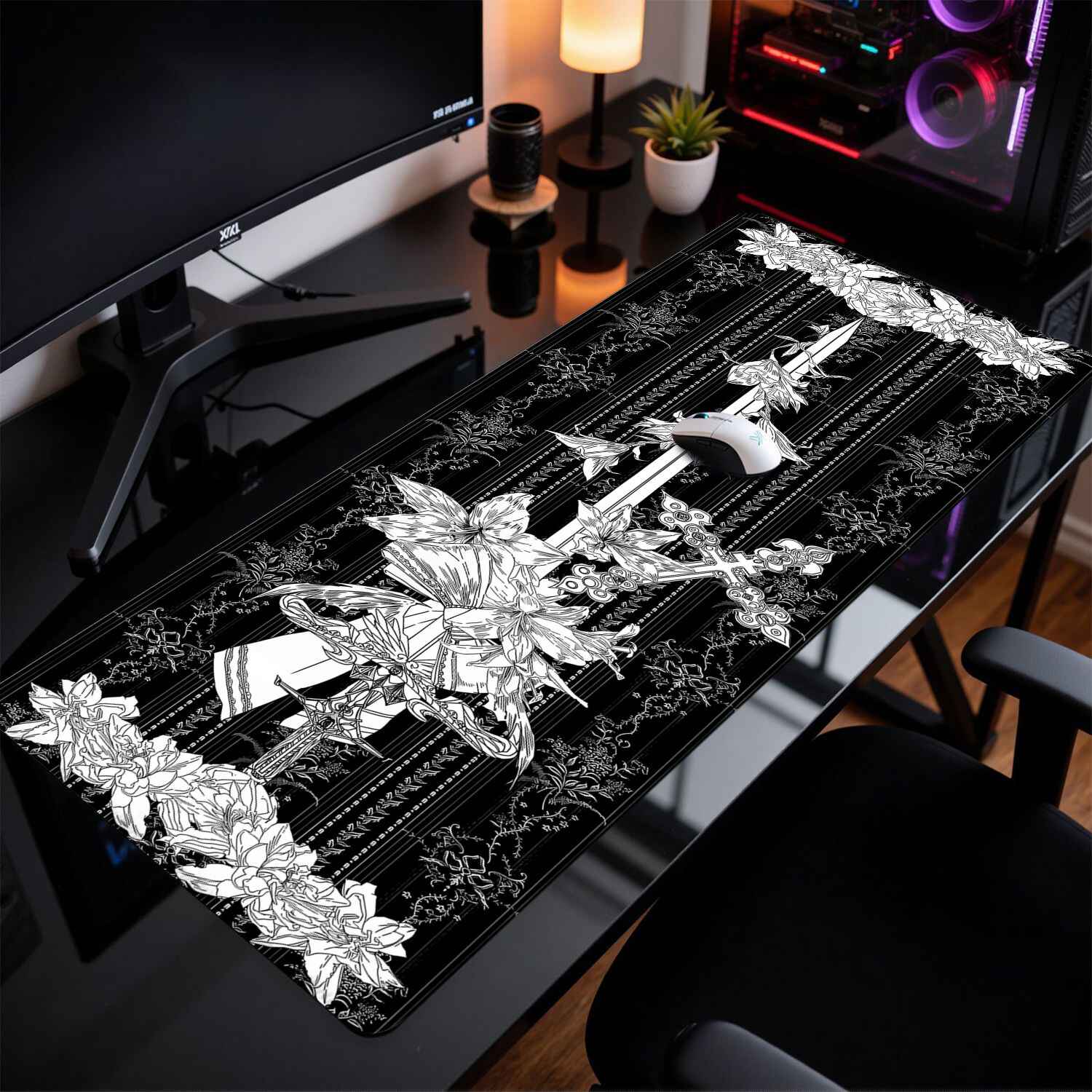 Divine Realm Gothic Building M - Desk Setup Cozy review and price