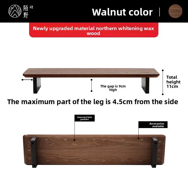 Solid Wood Monitor Riser Stand - Desk Setup In Office review and price