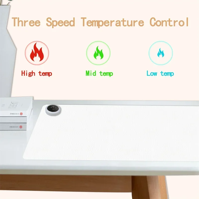 Extra Large Heated Desk Pad El - Desk Setup Cozy review and price