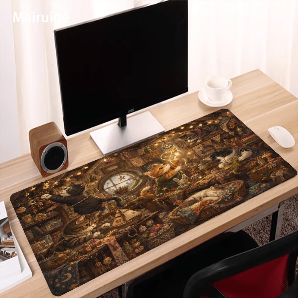 Cats Mouse Pad Anti-slip Desk  - Desk Setup Bedroom review and price
