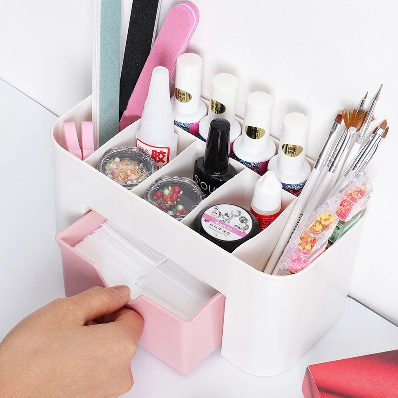 Nail Art Organizer Desktop Dra - Desk Setup Shelf review and price