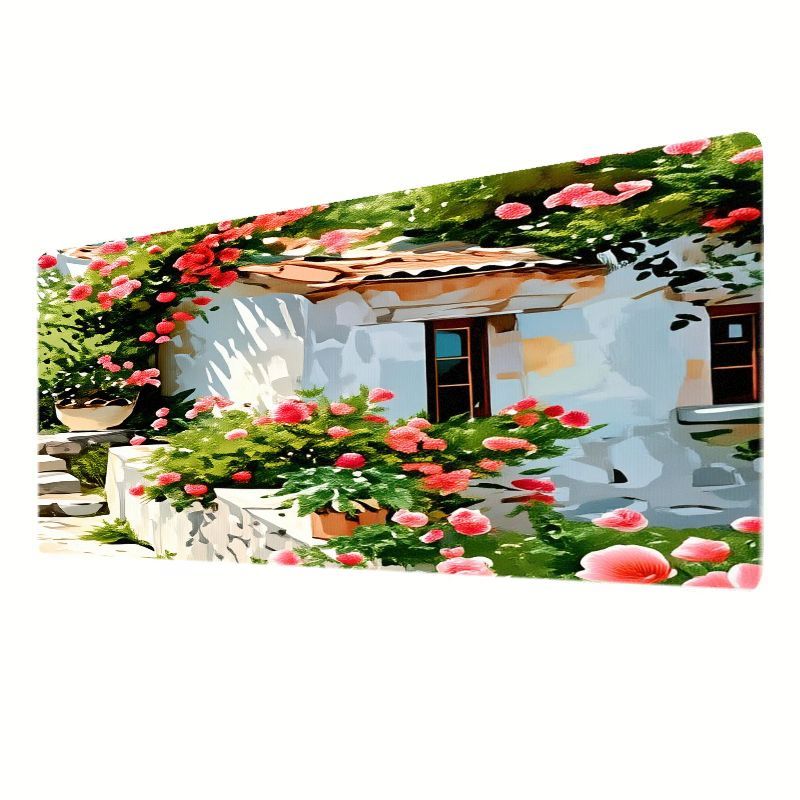 Creative Iron Art Mouse Pad Co - Desk Setup With Plants review and price