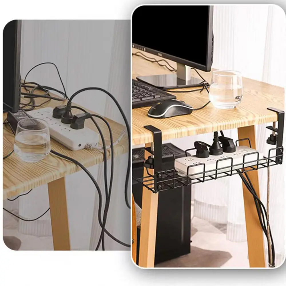 Cable Management Box Under Des - Desk Setup Shelf review and price