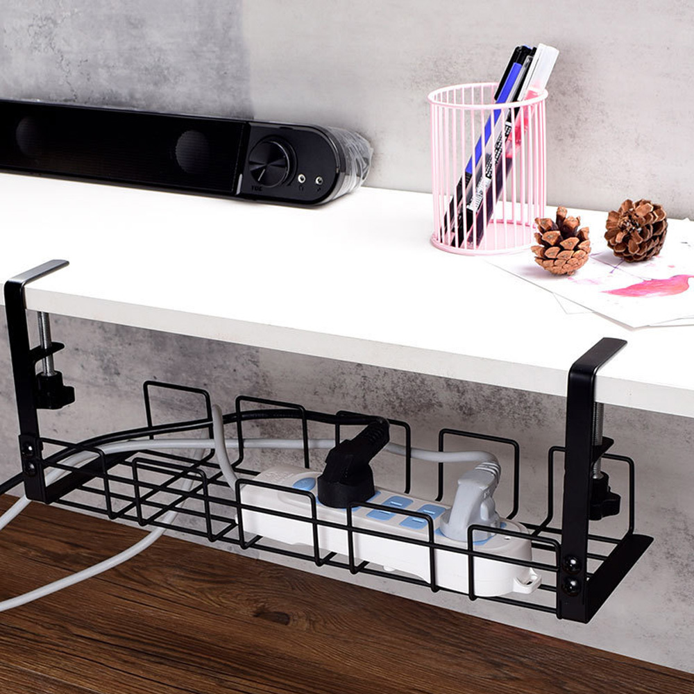 Cable Management Box Under Des - Desk Setup Shelf review and price