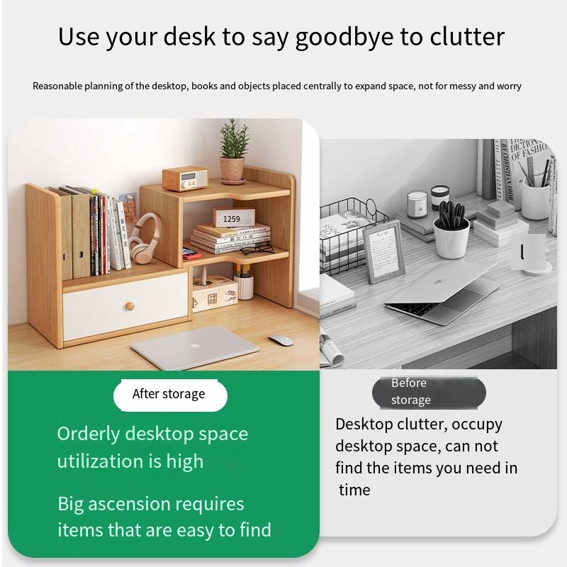 Desk Bookshelf Desktop Shelvin - Desk Setup Shelf review and price