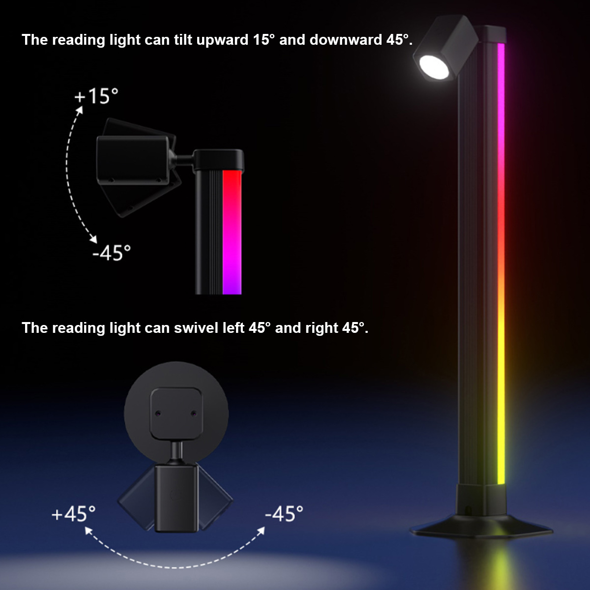 Smart Light Bar LED RGB Music  - Desk Setup Bedroom review and price