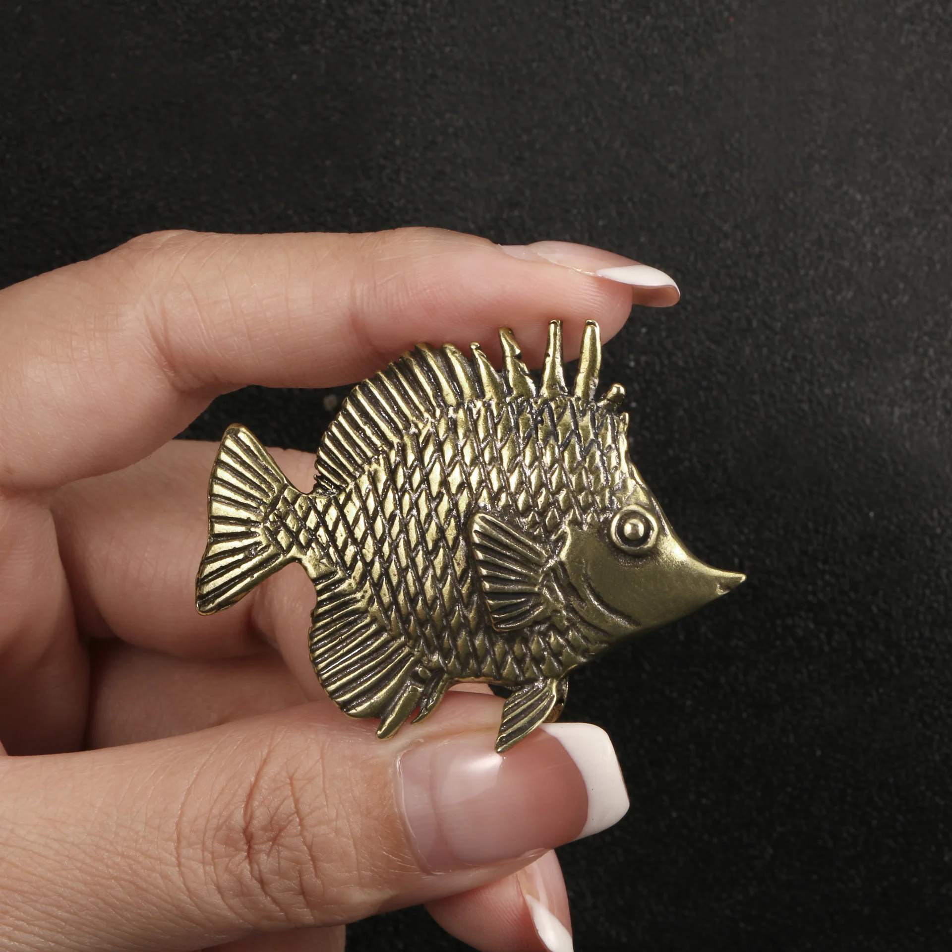 Brass Ornamental Fish Antique  - Desk Setup Cute review and price