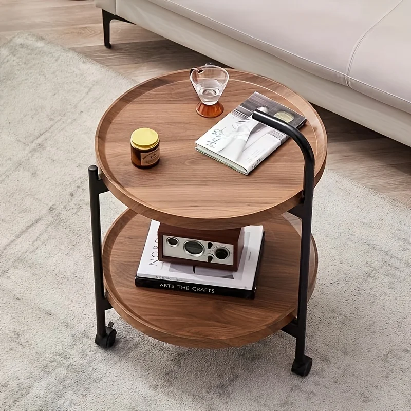 Nordic Style Rolling Side Tabl - Desk Setup Minimalist review and price