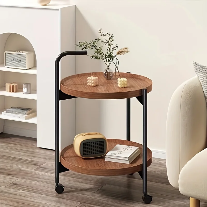 Nordic Style Rolling Side Tabl - Desk Setup Minimalist review and price