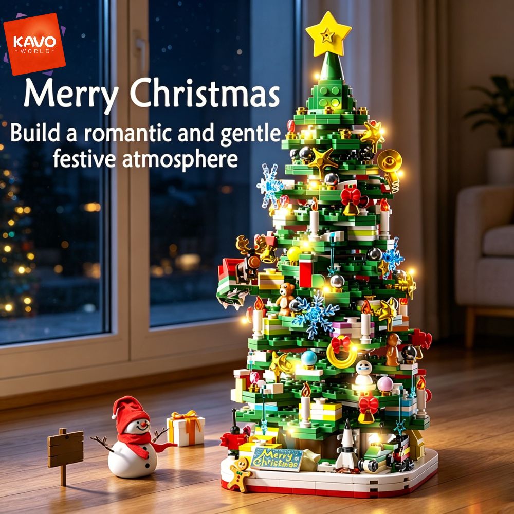 KAVOWORLD 1024pcs Christmas Tr - Desk Setup Couple review and price