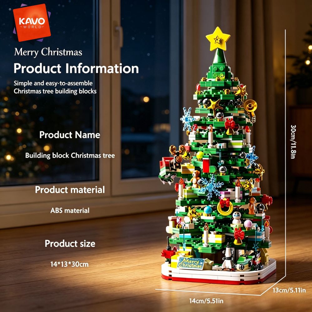 KAVOWORLD 1024pcs Christmas Tr - Desk Setup Couple review and price