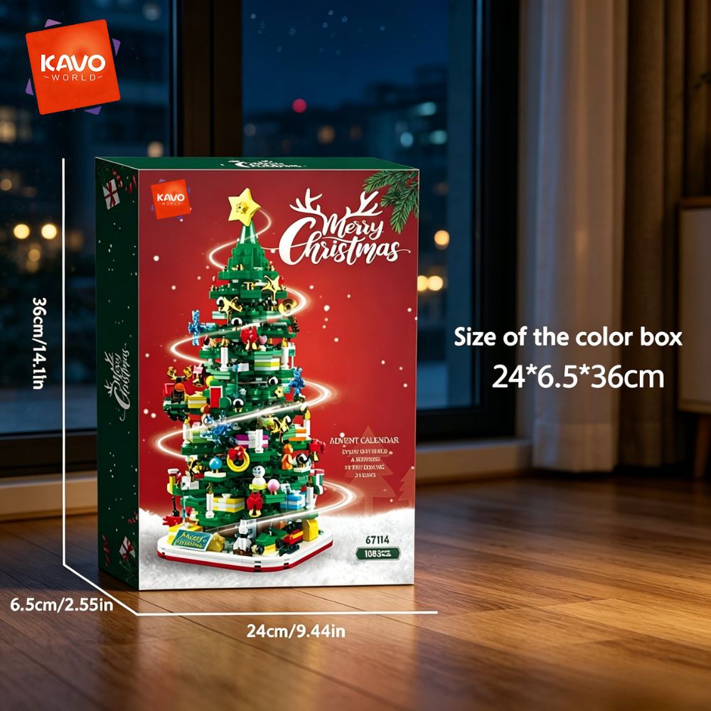 KAVOWORLD 1024pcs Christmas Tr - Desk Setup Couple review and price