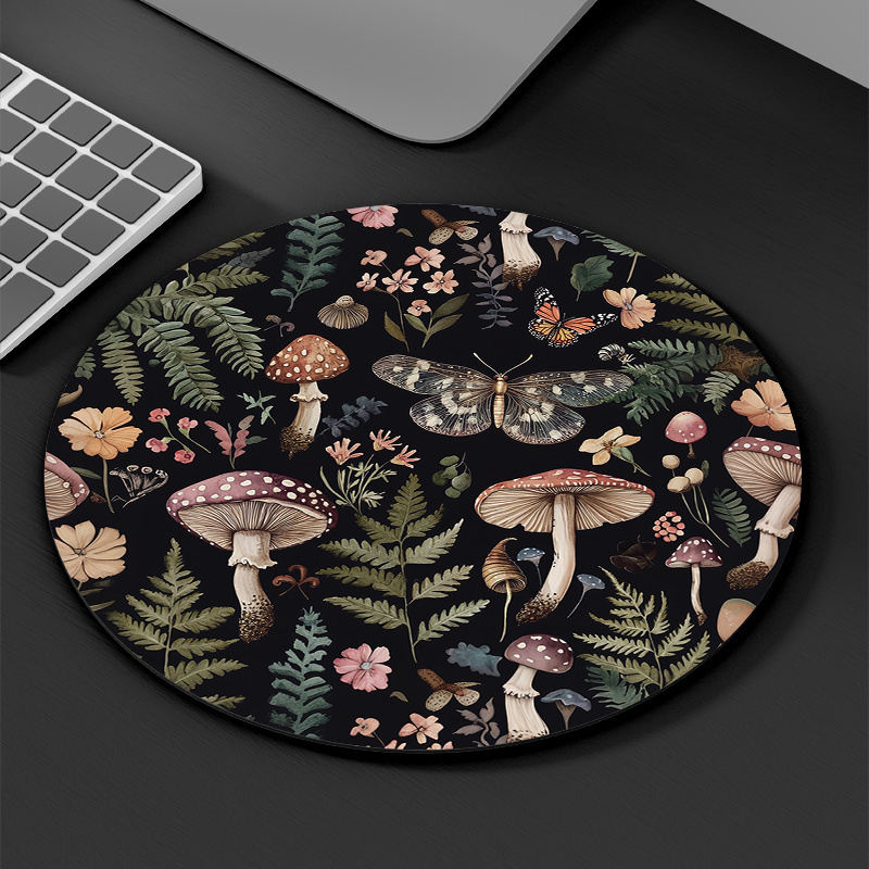Round Forest Plant Mouse Pad R - Desk Setup In Office review and price